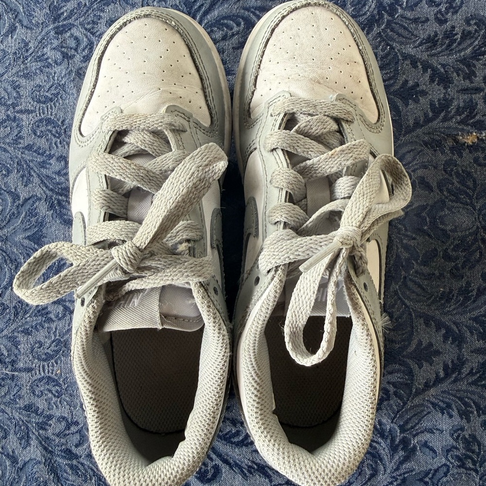 Nike Kids Gray Lace-Up Sneakers